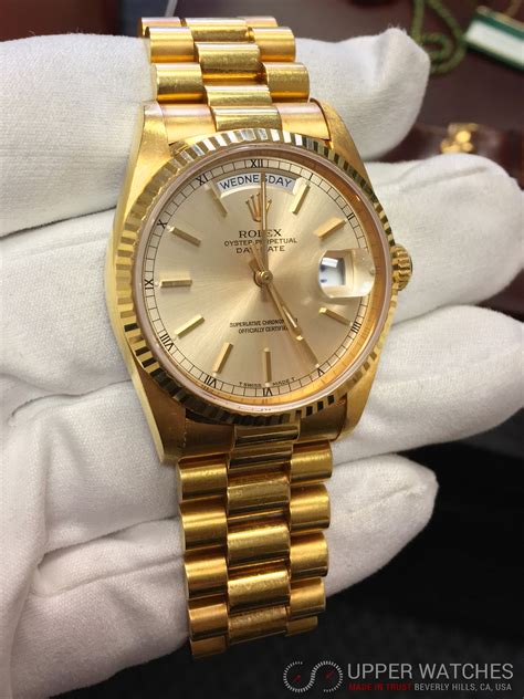 rolex for sale gold|solid gold Rolex price.